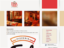 Tablet Screenshot of pizzeriafrick.sk